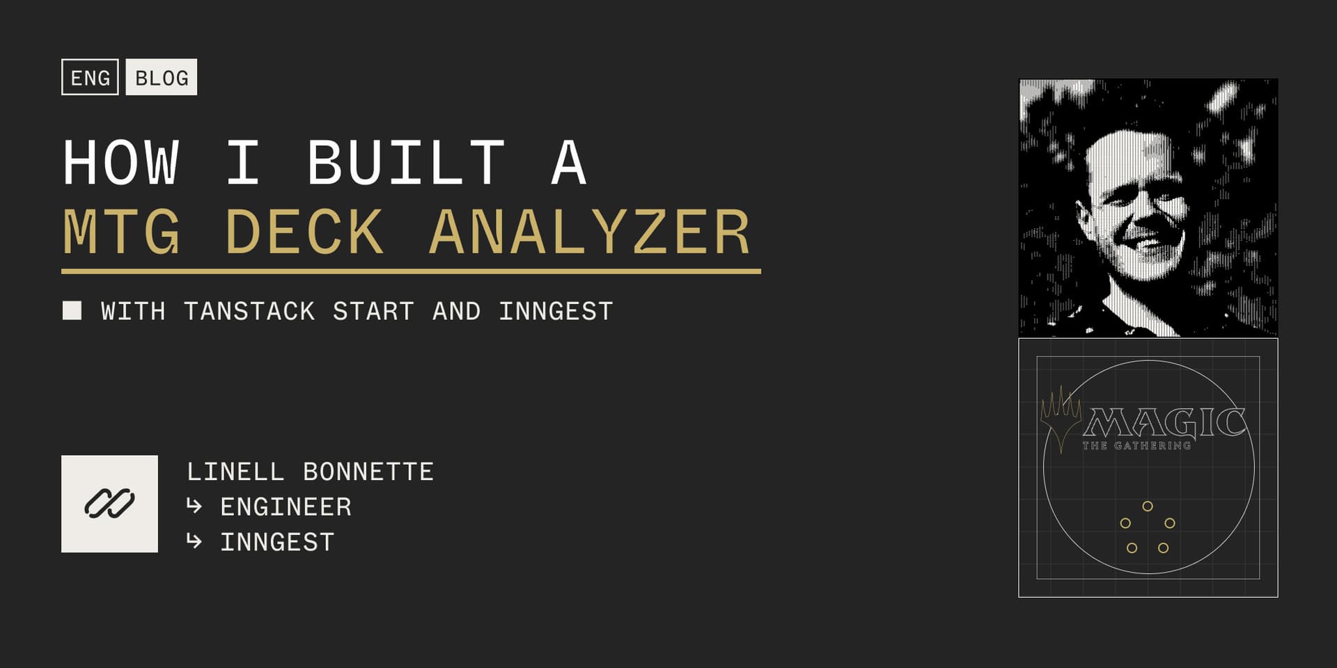 Featured image for How I Built an MTG Deck Analyzer with TanStack Start and Inngest blog post