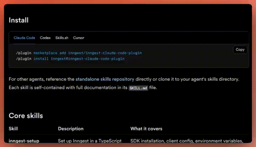 Featured image for Inngest, meet your coding agent blog post